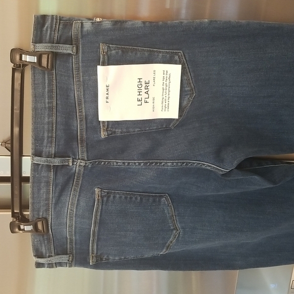 💕FRAME💕 Le High Flare Jeans ~ Century Blue 32 NWT - Picture 13 of 16